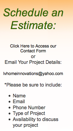 Schedule Your Estimate wiuth Lehigh Valley Home iNnovations Now!